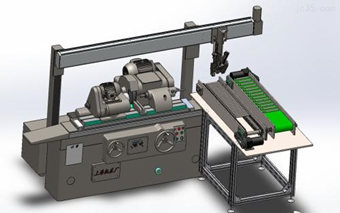 数控外圆磨床+自动上下料机械手